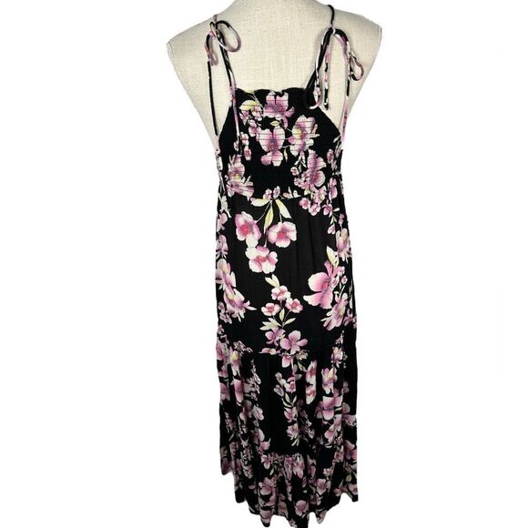 Free People Garden Party Maxi Dress in Black Floral - Picture 8 of 13